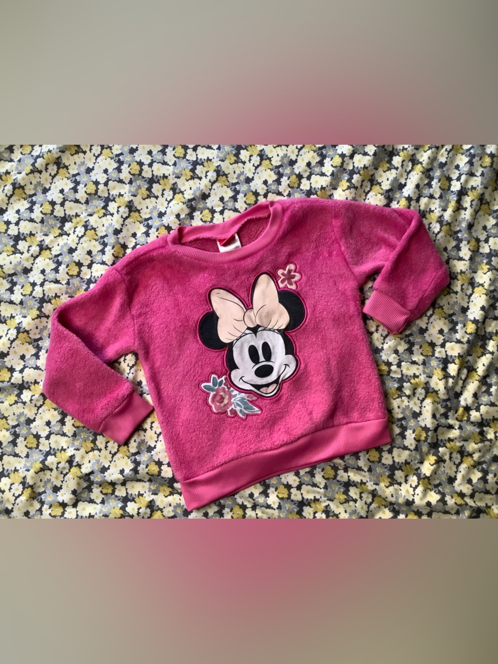 Disney Minnie Mouse Fleece Pink Sweatshirt Kids